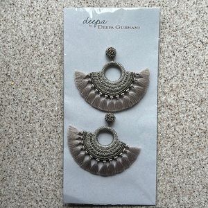 Brand new Deepa Gurnani Eryn Beaded Tassel Earrings